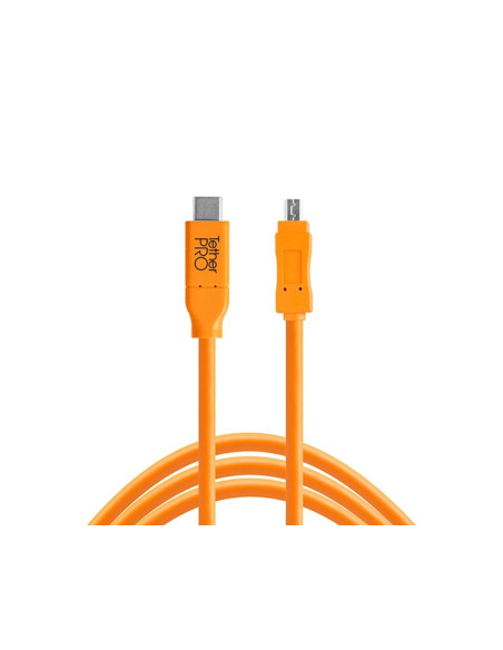 THT CUC2615-ORG CAVO DA USB-C A 2.0 MINI-B 8-PIN 4,6MT ARANCIONE