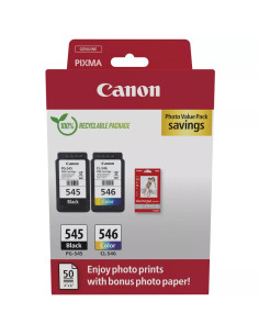 CANON PG-545 / CL-546 + 50F PHOTO VALUE PACK