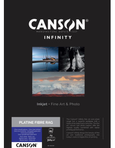 CANSON INFINITY PLATINE FIBRE RAG A3 25F 310GR