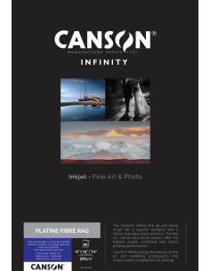 CANSON INFINITY PLATINE FIBRE RAG A3+ 25F 310GR