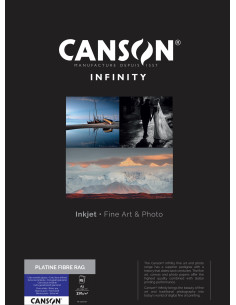CANSON INFINITY PLATINE FIBRE RAG A2 25F 310GR