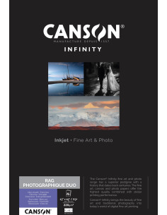 CANSON RAG PHOTOGRAPHIQUE DUO A2 25F 220GR