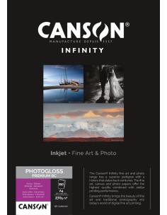 CANSON PHOTOGLOSS PREMIUM RC A4 250F 270GR