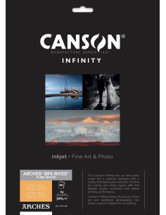 CANSON BFK RIVES (PURE WHITE) A4 10F 310GR