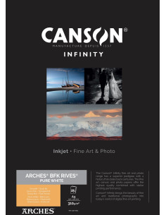 CANSON BFK RIVES (PURE WHITE) A3 25F 310GR