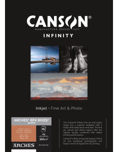 CANSON BFK RIVES (WHITE) A4 25F 310GR