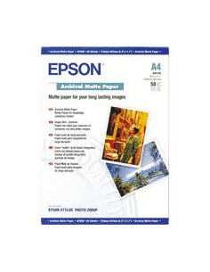 EPSON S041340 ARCHIVAL MATTE PAPER A3+ 192GR 50F