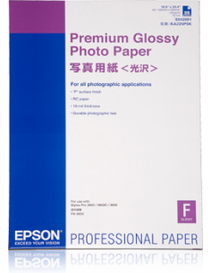 EPSON S042091 PREMIUM GLOSSY PHOTO A2 25F 250GR