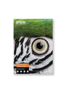 EPSON S450289 COTTON TEXTURED BRIGHT A3+ 25F 300GR