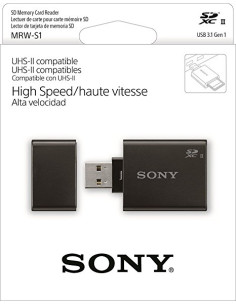 SONY LETTORE CARD SD MRWS1 UHS-II ADATTATORE USB 3.1