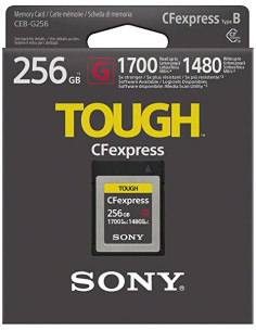 SONY CF EXPRESS 256GB TYPE B TOUGH SERIE G 1700MBS/1480MBS