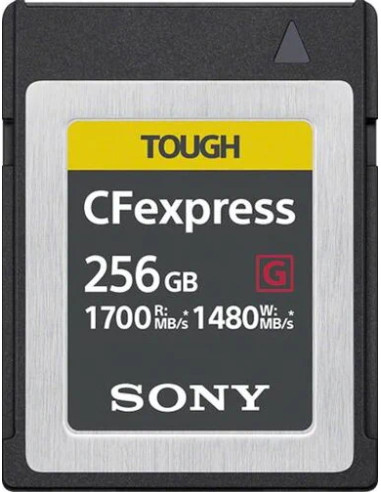 SONY CF EXPRESS 256GB TYPE B TOUGH SERIE G 1700MBS/1480MBS