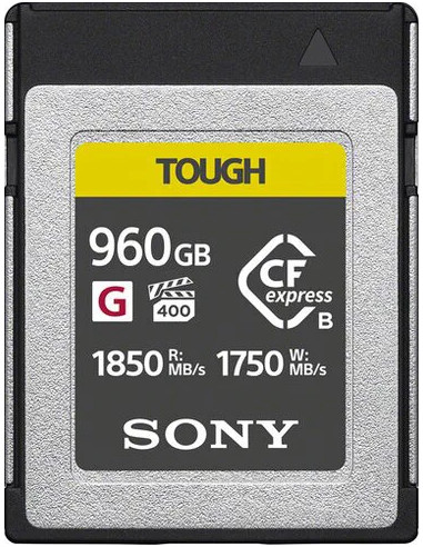 SONY CF EXPRESS 960GB TYPE A TOUGH SERIE G 1800MBS/1700MBS