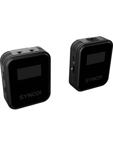 SYNCO G2 (A1) SISTEMA WIRELESS OMNIDIREZIONALE BATT. INTEGRATA CON MICROFONO INTEGRATO E LAVALIER - 1 TRASMETTITORE + 1 RICEVITO