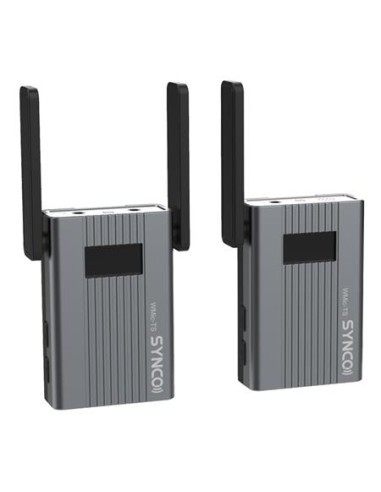 SYNCO TS SISTEMA WIRELESS UHF 150MT PROFESSIONALE OMNIDIREZIONALE A LAVALIER BATT. INTEGRATA - 1 TRASMETTITORI + 1 RICEVITORE