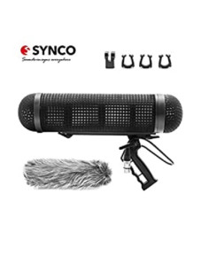 SYNCO KT8 SISTEMA PROFESSIONALE DI PROTEZIONE VENTO E SOSPENSIONE PER MICROFONI SHOTGUN CON IMPUGNATURA E CAVO XLR