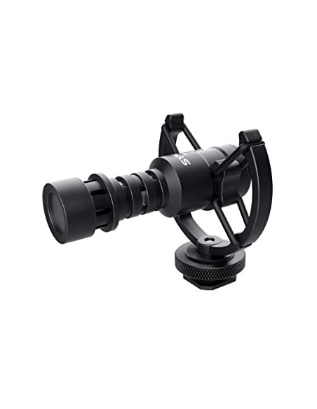 SYNCO M1S MICROFONO SHOTGUN CARDIOIDE CON SUPPORTO ANTIVIBRAZIONI CON ALIMENTAZIONE DA FOTOCAMERA CON CAVO PER FOTOCAMERA E SMAR