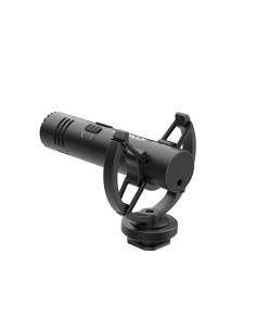 SYNCO M2S MICROFONO SHOTGUN CARDIOIDE CON SUPPORTO ANTIVIBRAZIONI CON ALIMENTAZIONE 1XAAA CON CAVO PER FOTOCAMERA E SMARTPHONE