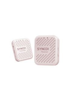SYNCO G1 (A1) PINK SISTEMA WIRELESS OMNIDIREZIONALE BATT. INTEGRATA CON MICROFONO INTEGRATO E LAVALIER - 1 TRASMETTITORE + 1 RIC