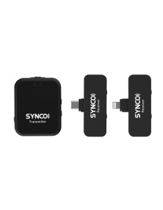 SYNCO G1TL MICROFONO WIRELESS OMNIDIREZIONALE INGR. USB-C E LIGHTNING PER SMARTPHONE - 1 TRASMETTITORE