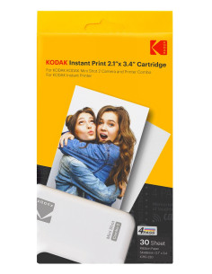 KODAK INSTANT FILM FOR MINI SHOT 2 RETRO PRINTER 5,3X8,64 4PASS 30FOTO