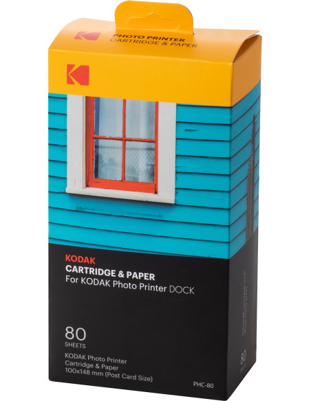 KODAK INSTANT FILM FOR PRINTER DOCK PLUS 10X15 4PASS 80FOTO