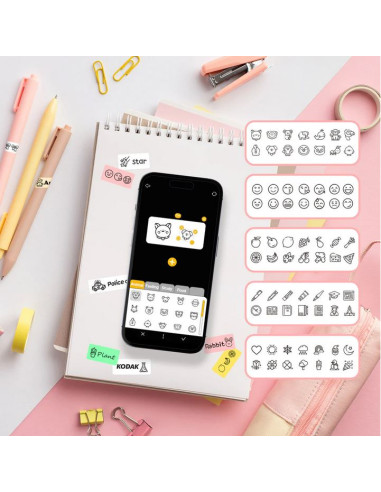 KODAK INSTANT LABEL PRINTER PER ETICHETTATRICE M50 12 ROTOLI BIANCHI E COLORATI