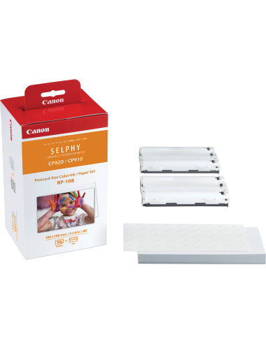CANON RP-108IN CARTA X, SELPHY 1300/1200/1000/910/820