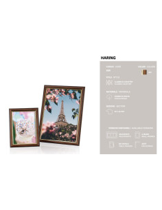 PICOGLASS CORNICE HARING 20X30 CRILEX NOCE FILO ORO