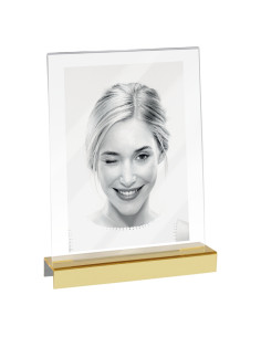 MASCAGNI PORTAFOTO A1663 13X18 PLEXI BASE ORO