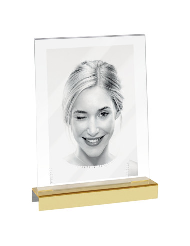 MASCAGNI PORTAFOTO A1663 13X18 PLEXI BASE ORO