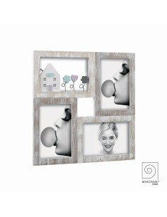 MASCAGNI PORTAFOTO MULTIPLO A1758-3 26X26 WE LEGNO