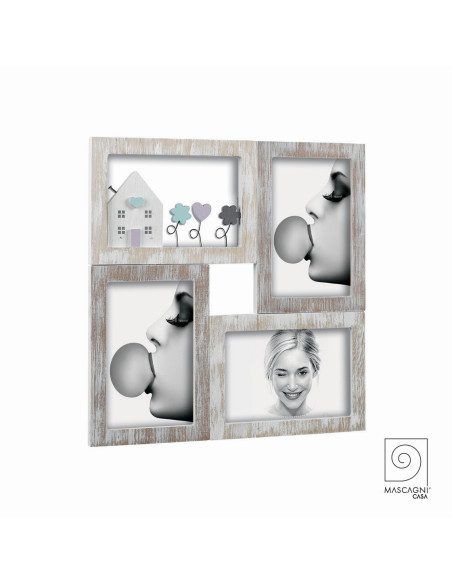 MASCAGNI PORTAFOTO MULTIPLO A1758-3 26X26 WE LEGNO