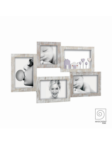 MASCAGNI PORTAFOTO MULTIPLO A1759-4 42,5X25 WE LEGNO