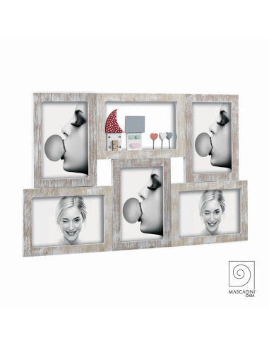 MASCAGNI PORTAFOTO MULTIPLO A1760-5 42,5X26,5 WE LEGNO