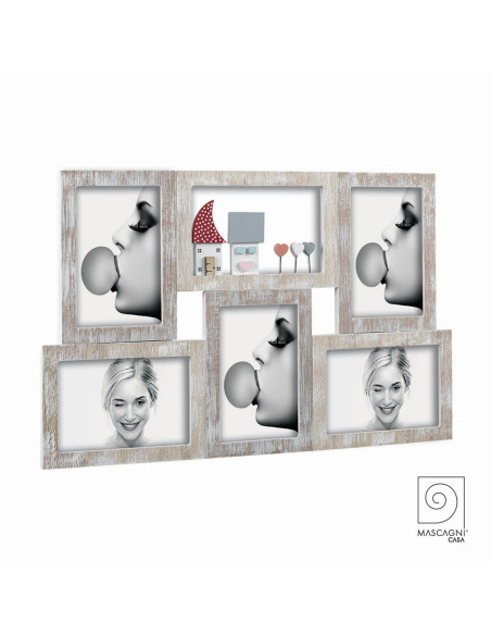 MASCAGNI PORTAFOTO MULTIPLO A1760-5 42,5X26,5 WE LEGNO