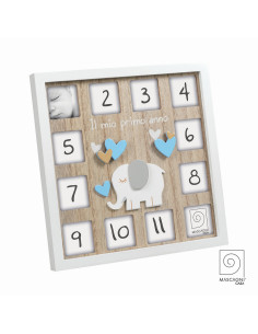 MASCAGNI PORTAFOTO ANNUARIO A1762 24X24 WF CELESTE