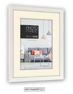 ZEP CORNICE NP57W 9X13/13X18 EDISON WHITE