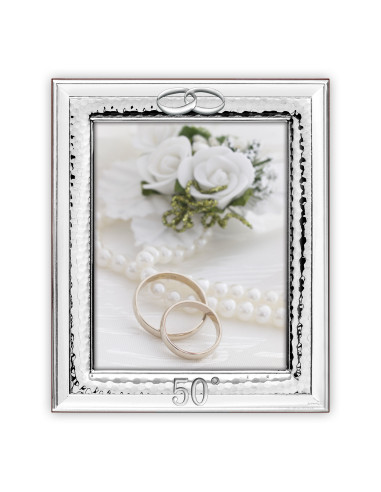 ZEP CORNICE B17546 10X15 SILVER MATERA MADE IN ITALY 50° ANNIVERSARIO