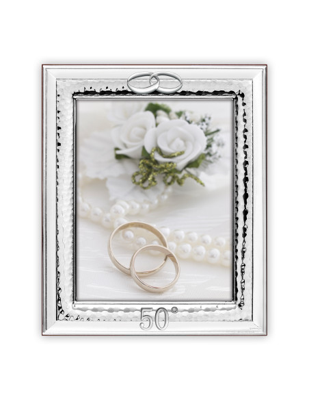 ZEP CORNICE B17546 10X15 SILVER MATERA MADE IN ITALY 50° ANNIVERSARIO