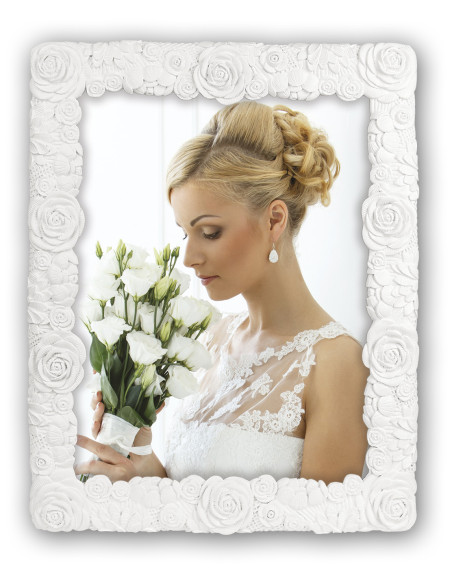 EE324H cornice per quadro Cornice per foto singola Bianco