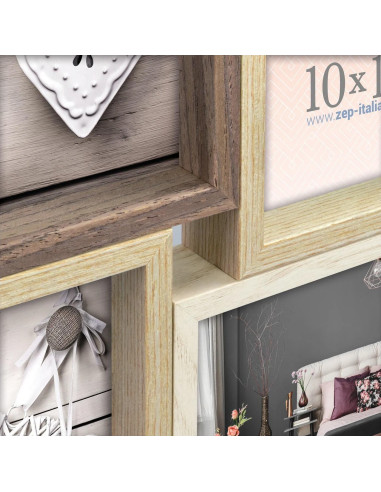 Montreaux 12Q Beige, Marrone Set di cornici per foto