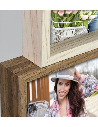 Montreaux 12Q Beige, Marrone Set di cornici per foto