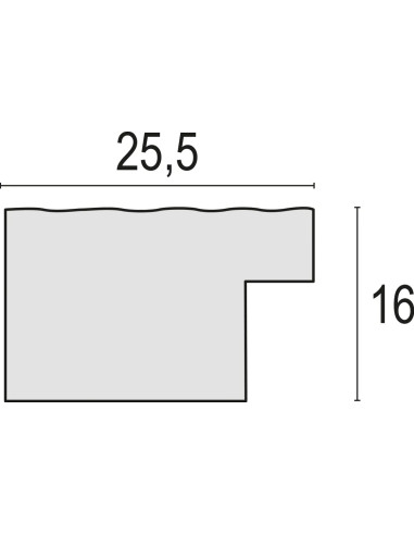 DA323C cornice per quadro Cornice per foto singola Crema