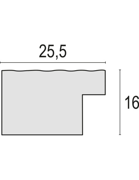 DA323C cornice per quadro Cornice per foto singola Crema