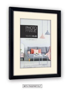 ZEP CORNICE NP54B 40X50 NO PASS. EDISON BLACK