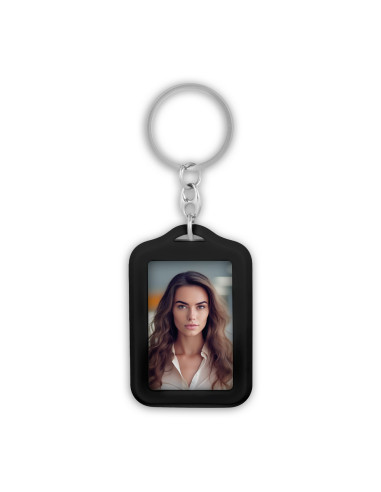 ZEP GIFT AR7B 3,5X4,5 PHOTO KEYCHAIN BLACK