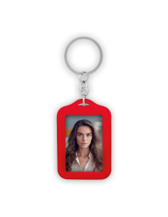 ZEP GIFT AR7R 3,5X4,5 PHOTO KEYCHAIN RED