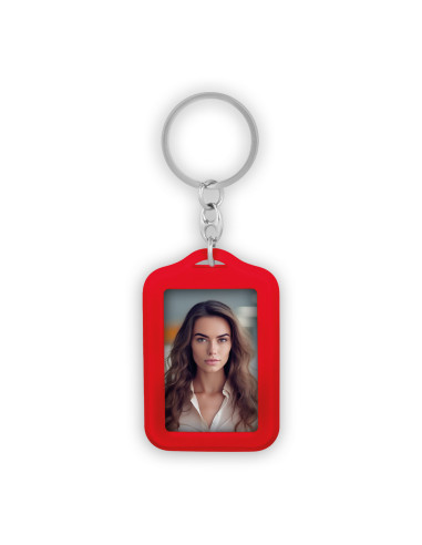 ZEP GIFT AR7R 3,5X4,5 PHOTO KEYCHAIN RED