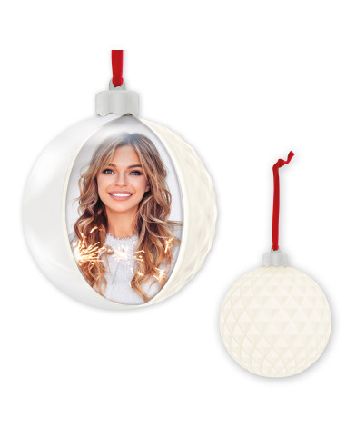 ZEP GIFT SF129W 10X10 PHOTO DIAMOND WHITE CHRISTMAS NATALE